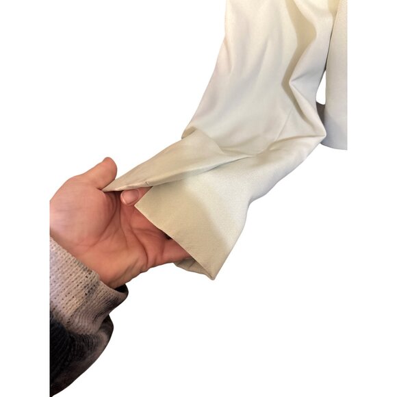 Anthropologie Avec Les Filles Womens XL Sage Green Cropped Blazer Jacket - Picture 6 of 6